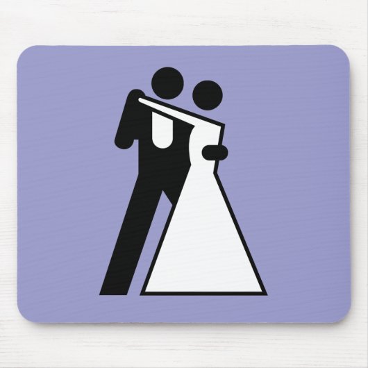Intl Sign für Bride & Groom Mousepad (Vorne)