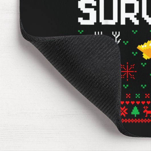 Intless Meeting Survivor Ugly Christmas Sweater Of Mousepad (Ecke)
