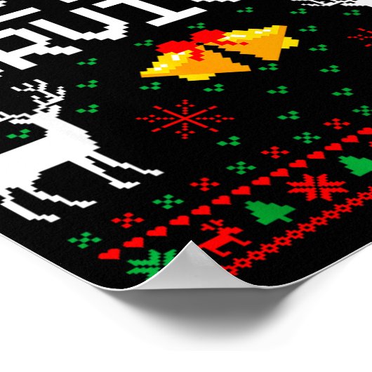 Intless Meeting Survivor Ugly Christmas Sweater Of Poster (Ecke)