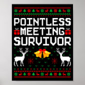 Intless Meeting Survivor Ugly Christmas Sweater Of Poster (Vorne)