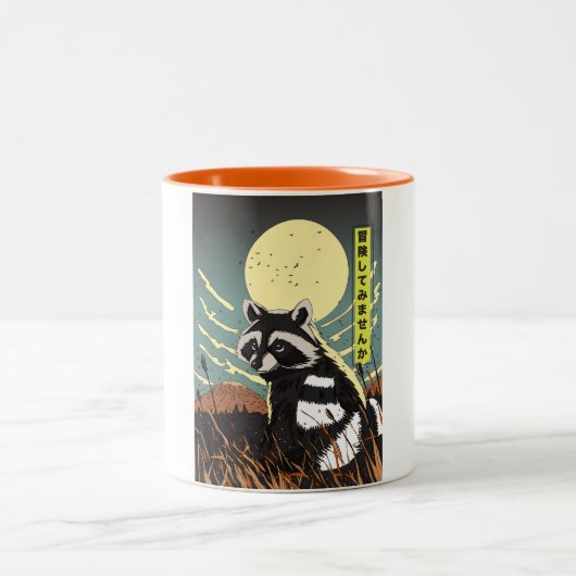 Into Adventure Zweifarbige Tasse (Mittel)