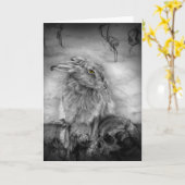 INTO DUST KARTE (Gelbe Blume)