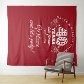 Into Forever Ruby 40 Jahre Foto Prop Wandteppich (Beispiel (Horizontal))