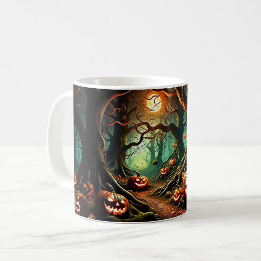 Into Hallowe'en Forest Kaffeetasse (Vorderseite Links)