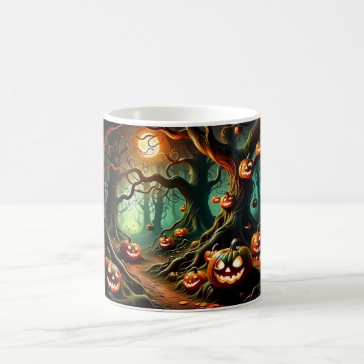 Into Hallowe'en Forest Kaffeetasse (Mittel)