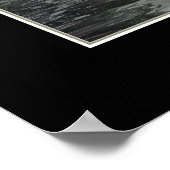 "INTO MIST" Black Bar Poster (Ecke)