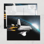 Into Orbit Postkarte (Vorne/Hinten)
