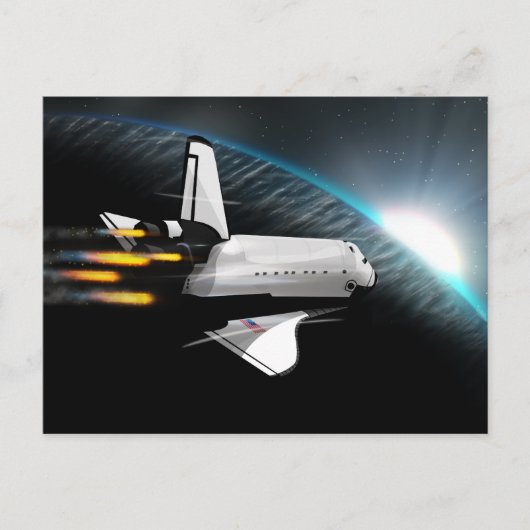 Into Orbit Postkarte (Vorderseite)