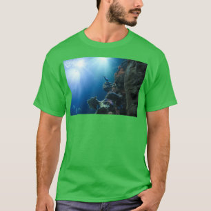 Into the Light of the Saltwater Aquarium at Tennes T-Shirt