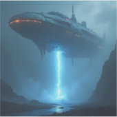 Into The Void - Square Vinyl  Aufkleber (Vorderseite)