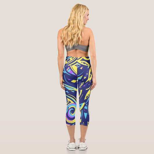 Into the Vortex Capri Leggings (Rückseite)
