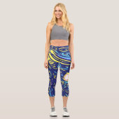 Into the Vortex Capri Leggings (Vorderseite)