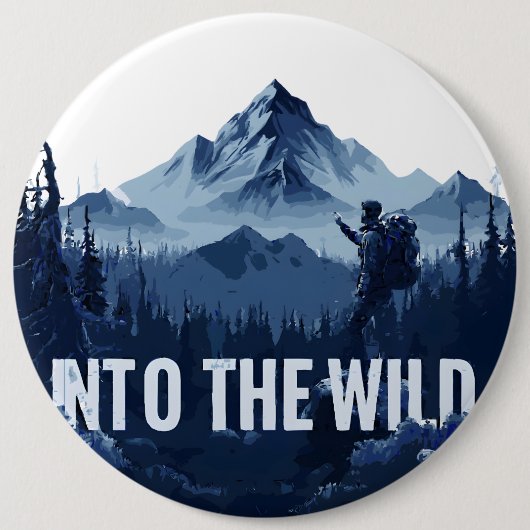 Into the Wild Button (Vorderseite)