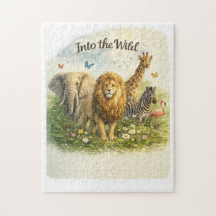 Into the Wild – Majestätische Safari-Tiere Puzzle
