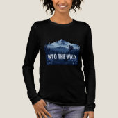 Into the Wild – Minimalist Night Hiking Tri-Blend Shirt (Vorderseite)