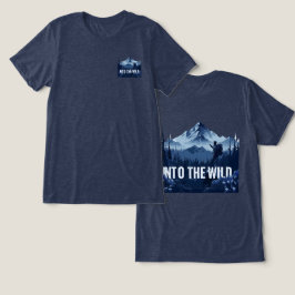 Into the Wild – Minimalist Night Hiking Tri-Blend Shirt