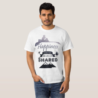 INTO THE WILD - realer Happiness is only when T-Shirt
