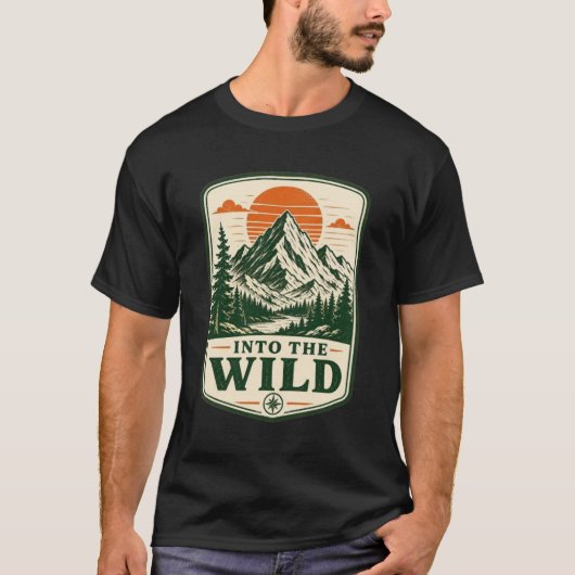 Into The Wild Vintage Explorer T-Shirt (Vorderseite)