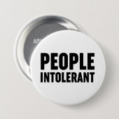 Intoleranz Button (Vorne & Hinten)