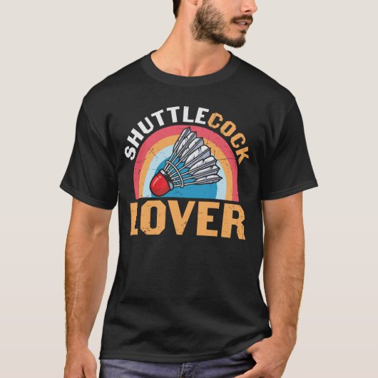 inton Spaß Shuttlecock Lover T-Shirt (Vorderseite)