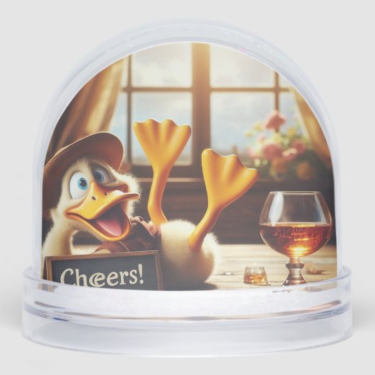 INTOXICATED DUKE SNOW GLOBE SCHNEEKUGELN (Vorderseite)