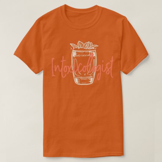 Intoxikologe Barkeeper Barmaid Barman Barkeeper T-Shirt (Design vorne)