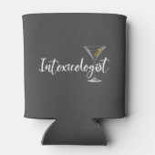 Intoxikologe Drink Martini Cocktail Glas Dosenkühler (Rückseite)