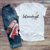 Intoxikologe trinkt Martini-Glascocktail T-Shirt