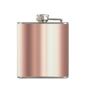 Intoxikologin Rose Gold Drinken Funny Alcohol Flachmann (Rückseite)