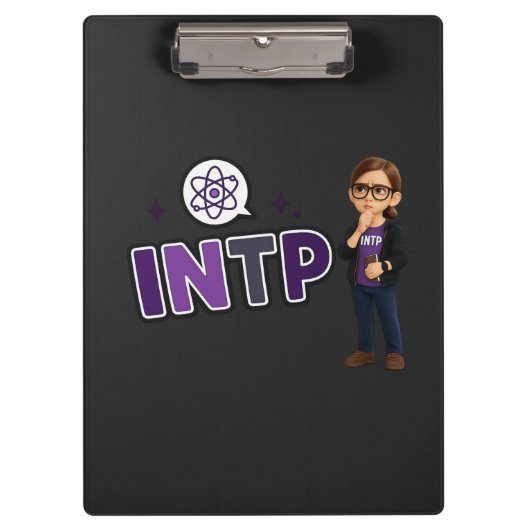 INTP — A Mente Investigadora Klemmbrett (Vorderseite)