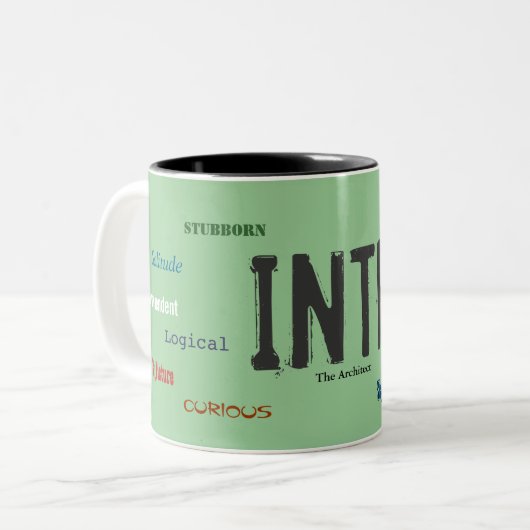 INTP - Besonders angefertigt Zweifarbige Tasse (Vorderseite Links)
