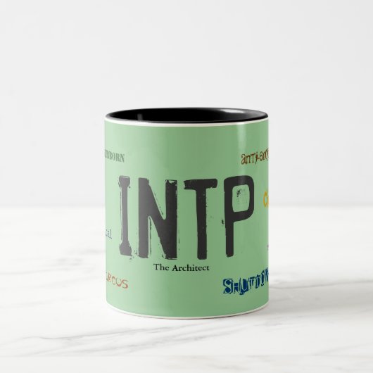 INTP - Besonders angefertigt Zweifarbige Tasse (Mittel)