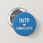 INTP Herz-Komplexitäts-Knopf Button (Vorne & Hinten)
