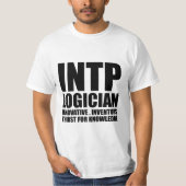 INTP Logician Introvert T Shirt (Vorderseite)