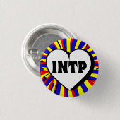 INTP MBTI 3 cm Abzeichen Button (Vorne & Hinten)