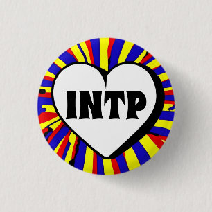 INTP MBTI 3 cm Abzeichen Button
