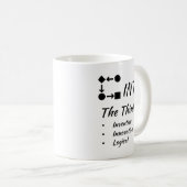 INTP MBTI Myers-Briggs Typindikator Persönlichkeit Kaffeetasse (VorderseiteRechts)