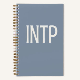 INTP Personalisiert Blue Journal-Notebook Notizblock