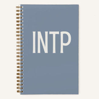 INTP Personalisiert Blue Journal-Notebook Notizblock