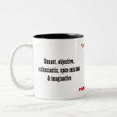 INTP Persönlichkeits-Tasse Zweifarbige Tasse (Links)