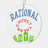 INTP rationale Persönlichkeit Keramik Ornament (Links)