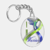 Intracranial Bluthochdruck-Krieger Schlüsselanhänger (Vorderseite links)