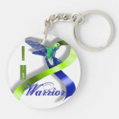 Intracranial Bluthochdruck-Krieger Schlüsselanhänger (Rückseite)