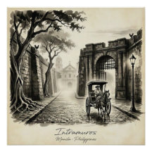 Intramuros Manila Kalesa Erbe