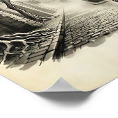 Intramuros Manila Kalesa Heritage  Poster (Ecke)