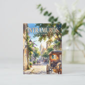 Intramuros, Manila Philippinen Postkarte (Stehend Vorderseite)