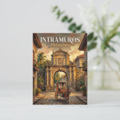 Intramuros Philippinen Postkarte (Stehend Vorderseite)