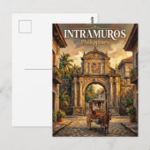 Intramuros Philippinen Postkarte (Vorne/Hinten)