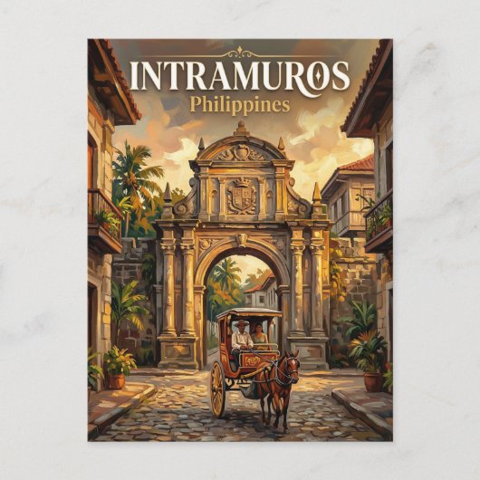 Intramuros Philippinen Postkarte (Vorderseite)