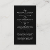 Intravenöse Anwendung Infusion Aftercare Card Visitenkarte (Rückseite)